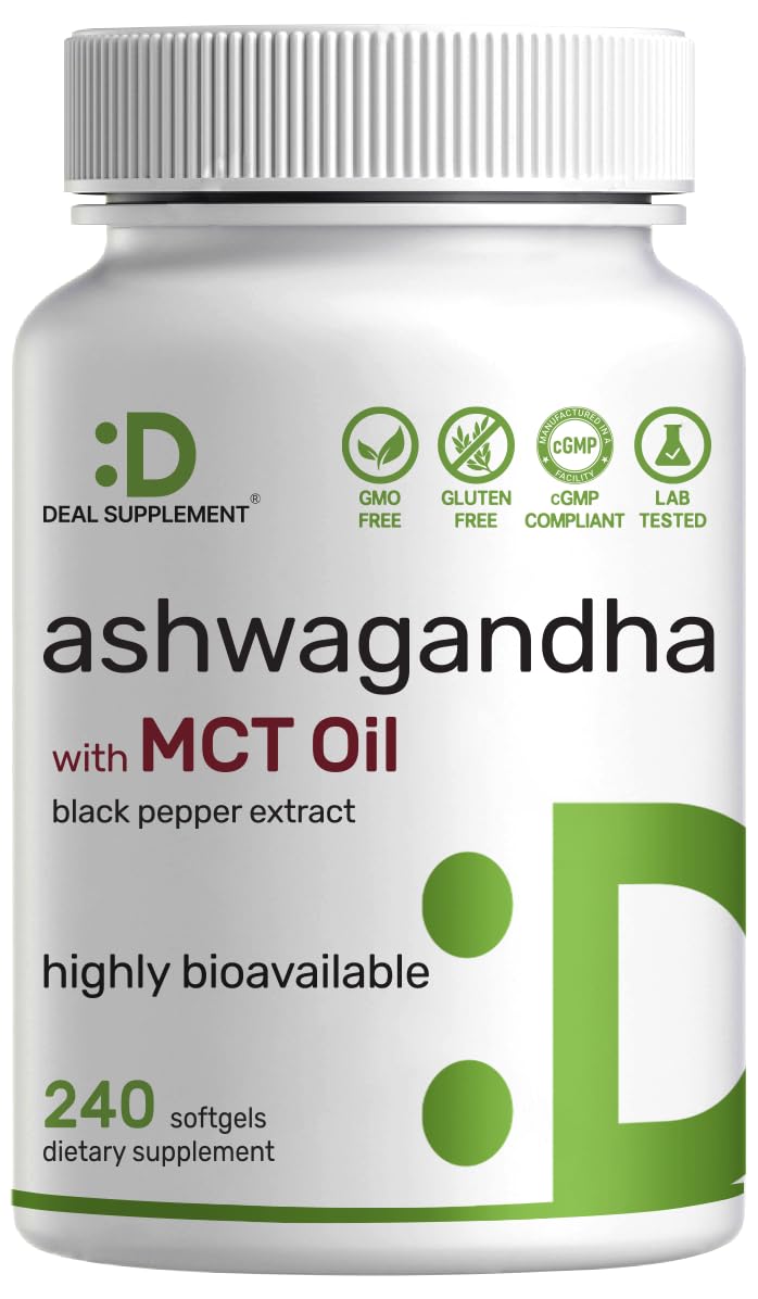 DEAL SUPPLEMENT botellas frontal mostrando 240 softgels y etiqueta clara