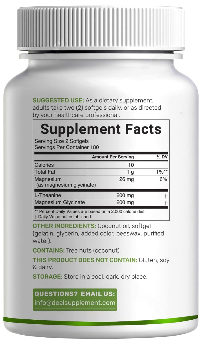 DEAL SUPPLEMENT botella abierta con cápsulas esparcidas, visual de la cantidad