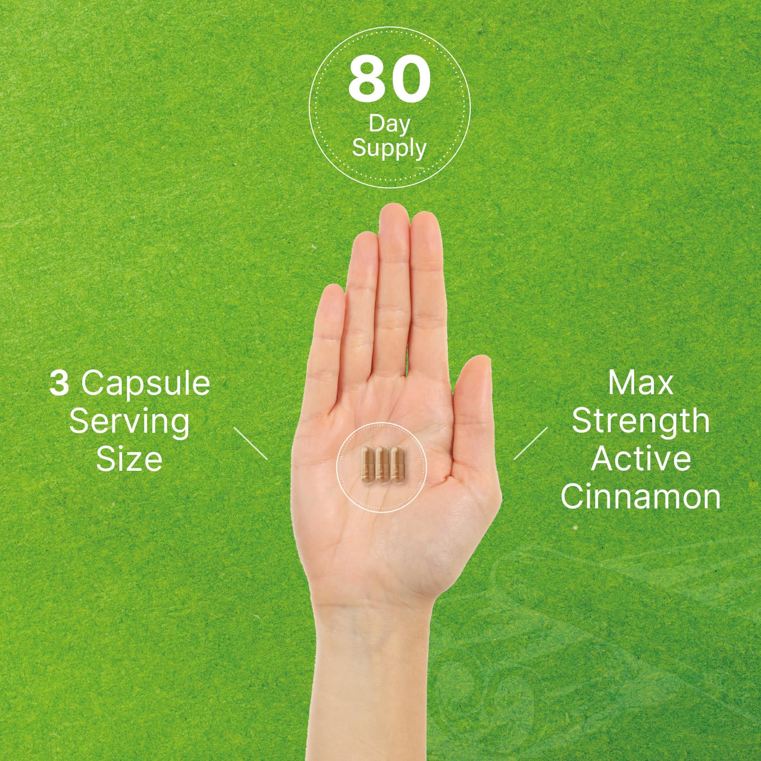 DEAL SUPPLEMENT cápsulas en la mano para visualizar cantidad por toma y conveniencia