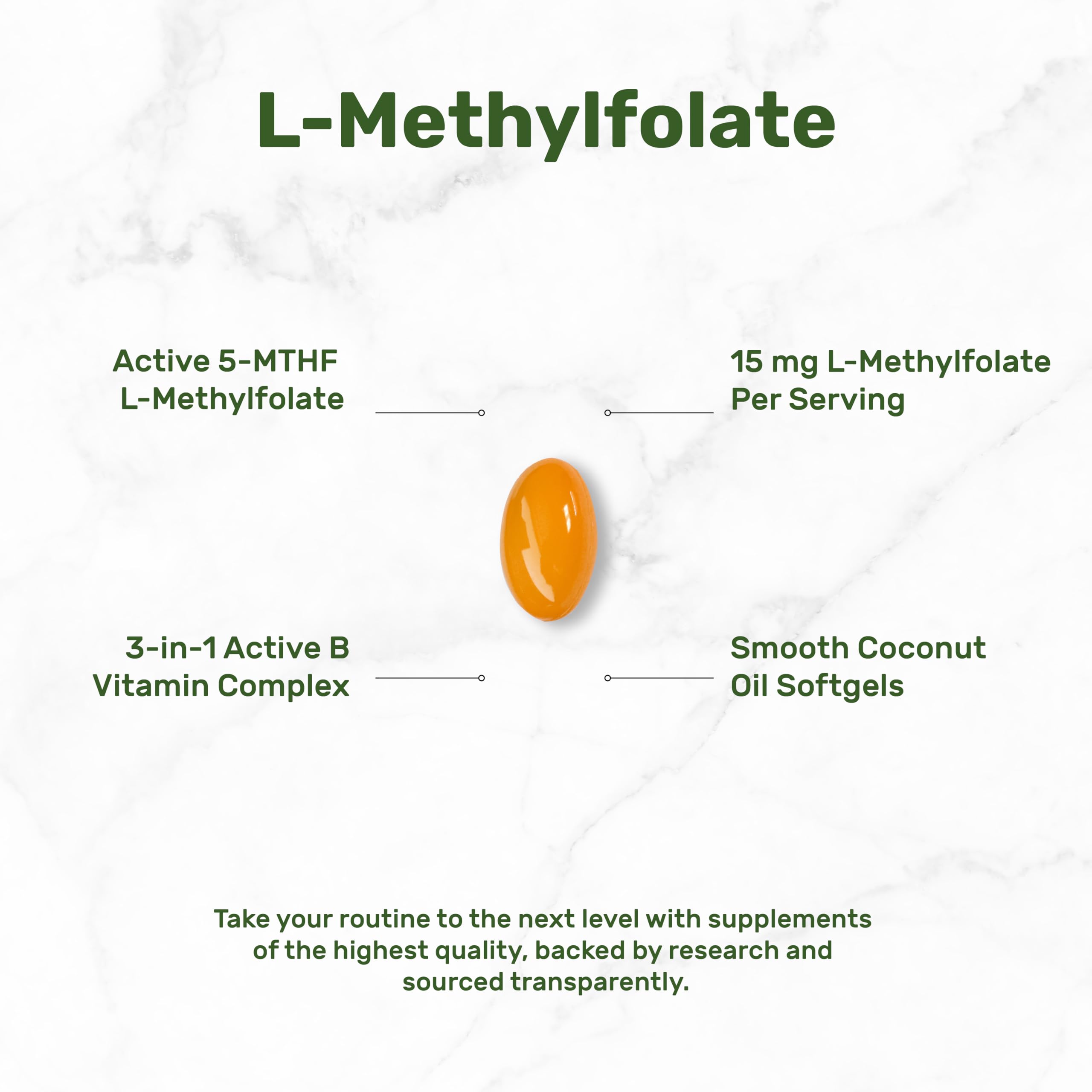 DEAL SUPPLEMENT cápsula abierta con aceite de coco para mejor absorción