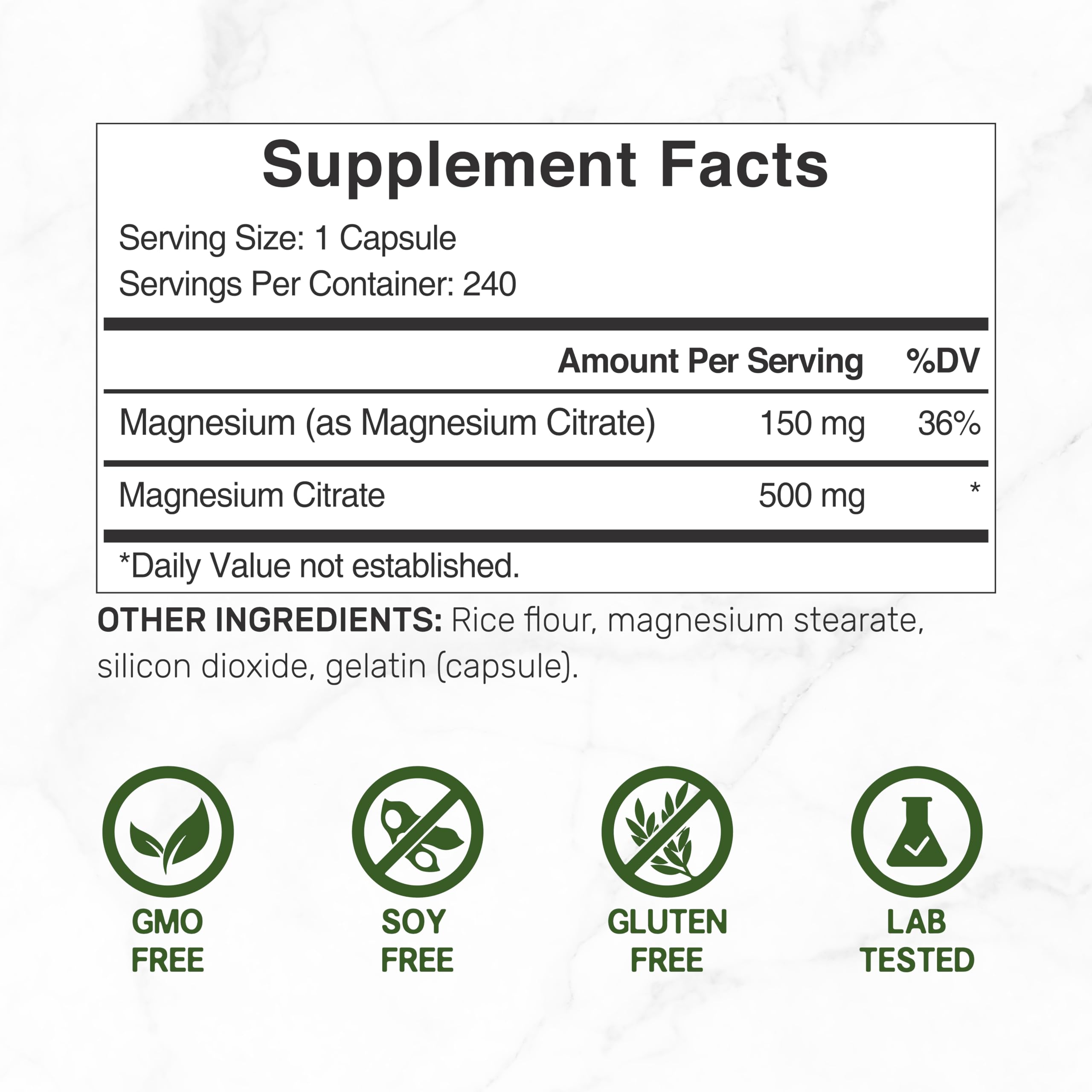 DEAL SUPPLEMENT cápsula en mano para mostrar tamaño y dosificación simple