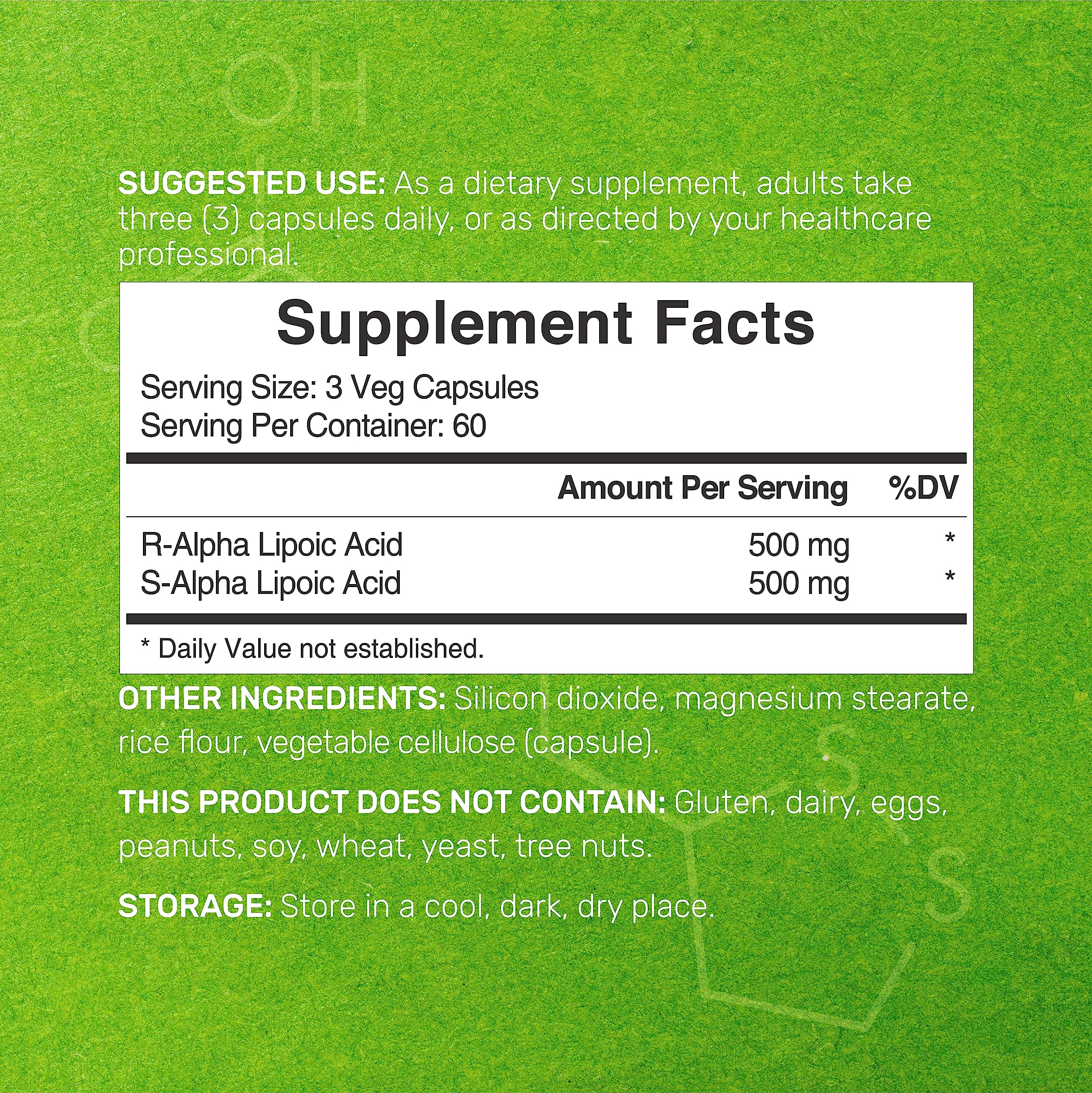 DEAL SUPPLEMENT vista de textura de cápsulas vegetales y recubrimiento liso