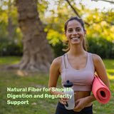 DEAL SUPPLEMENT cuchara con porción de psyllium para comparar tamaño y dosificación