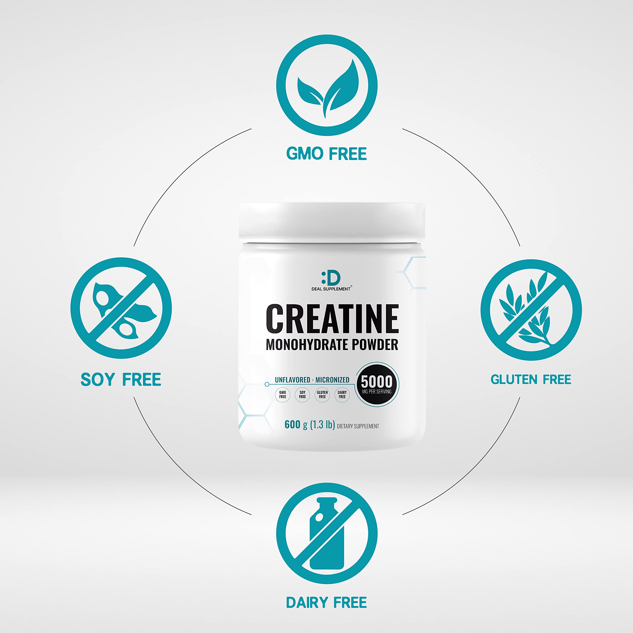 DEAL SUPPLEMENT cuchara dosificadora con 5 g, precisión y comodidad