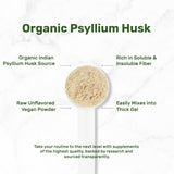 DEAL SUPPLEMENT polvo de psyllium mezclado en batido, aporta fibra y consistencia