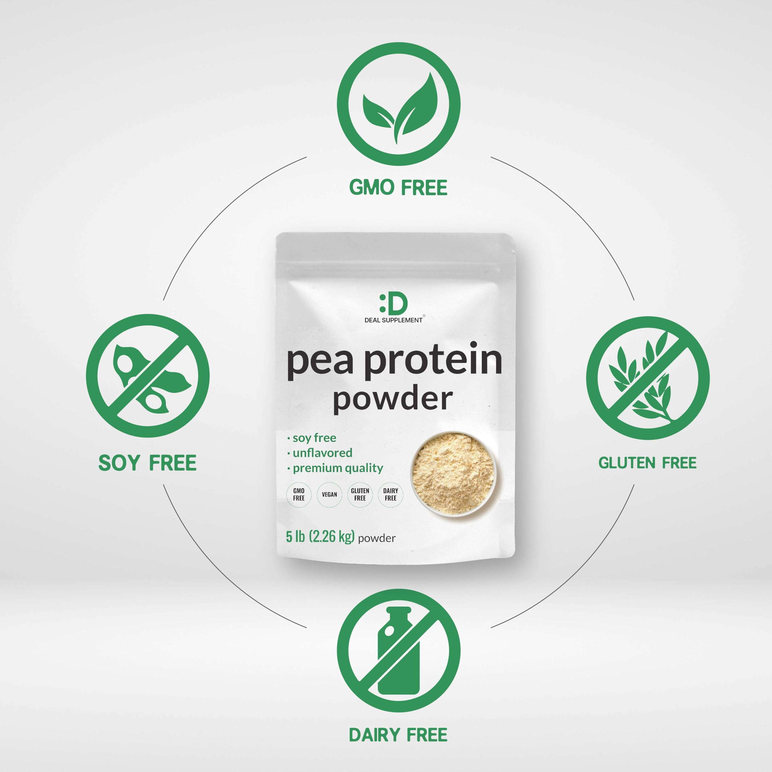 DEAL SUPPLEMENT batido preparado con polvo para una bebida proteica vegana rápida
