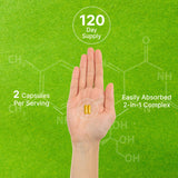 DEAL SUPPLEMENT frasco en mano durante toma para mostrar uso y conveniencia diaria