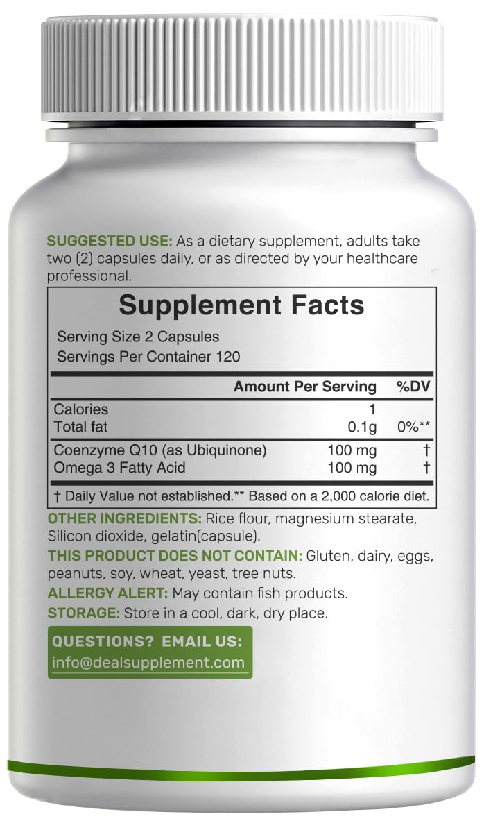 DEAL SUPPLEMENT envase abierto con cápsulas para visualizar cantidad total