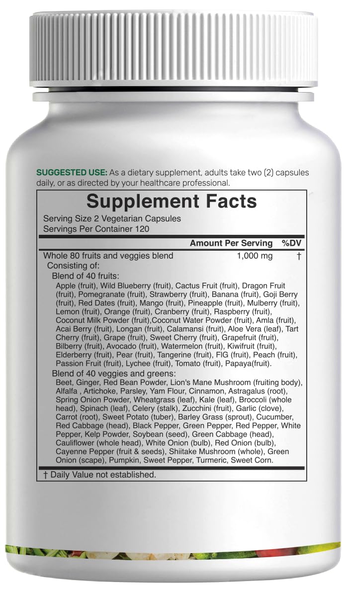 DEAL SUPPLEMENT etiqueta con información de ingredientes y calidad
