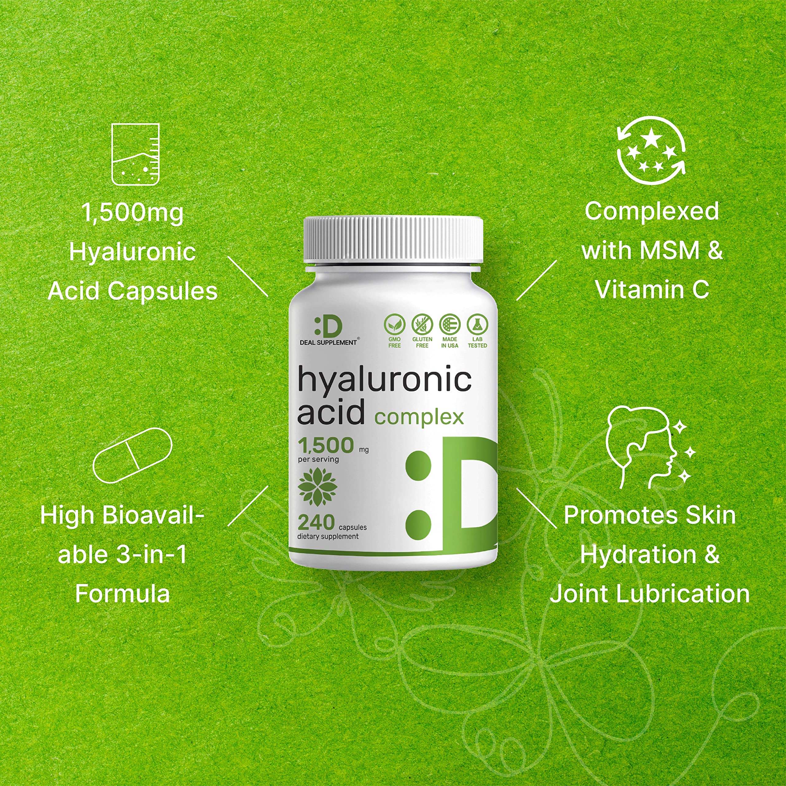 DEAL SUPPLEMENT etiqueta nutricional enfocada en ingredientes y seguridad