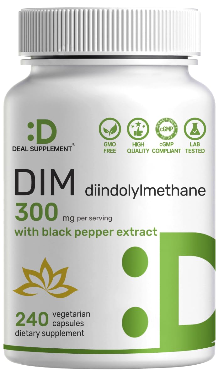 DEAL SUPPLEMENT frasco delantero mostrando 240 cápsulas y claridad del envase