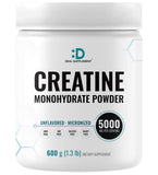 DEAL SUPPLEMENT frasco frontal mostrando 600 g y 120 servicios, claridad del envase