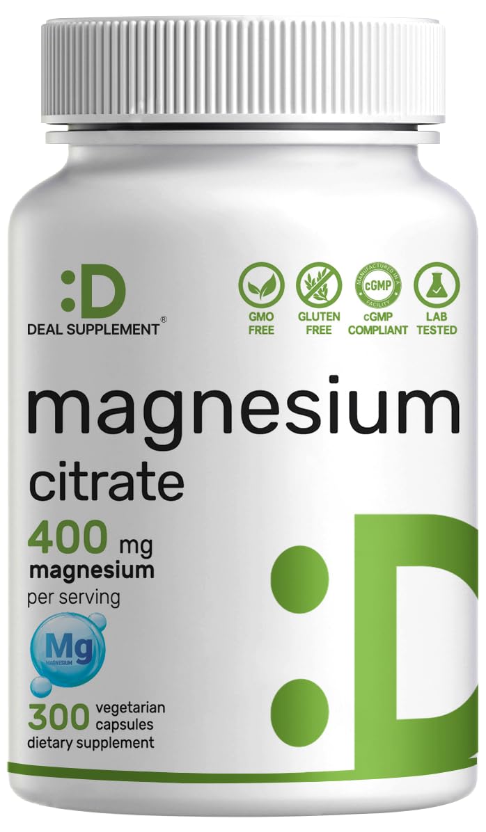 DEAL SUPPLEMENT frasco frontal mostrando etiqueta clara y suministro prolongado
