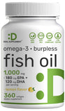 DEAL SUPPLEMENT frasco frontal mostrando 360 cápsulas y diseño claro