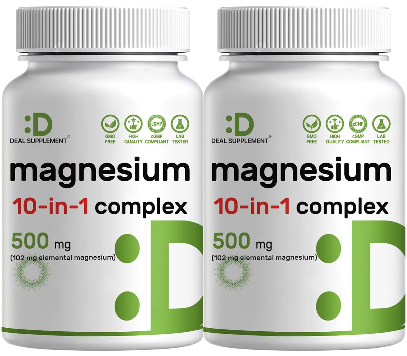 DEAL SUPPLEMENT frente del empaque mostrando pack doble y beneficios