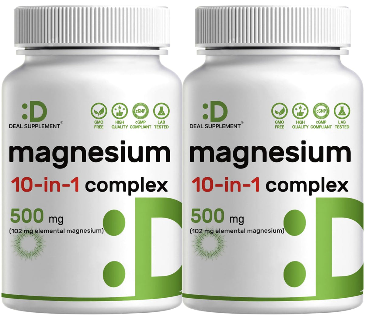 DEAL SUPPLEMENT frente del empaque mostrando pack doble y beneficios