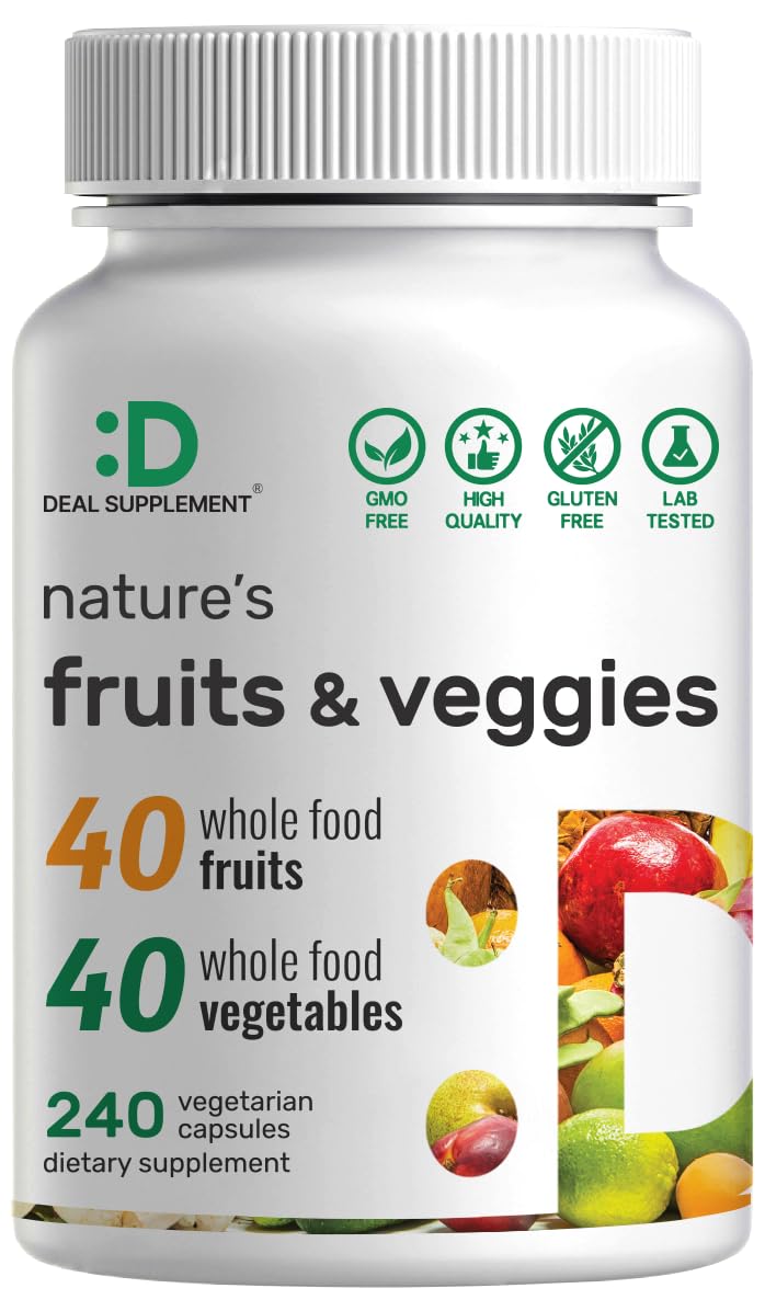 DEAL SUPPLEMENT envase frontal mostrando 240 cápsulas y beneficios
