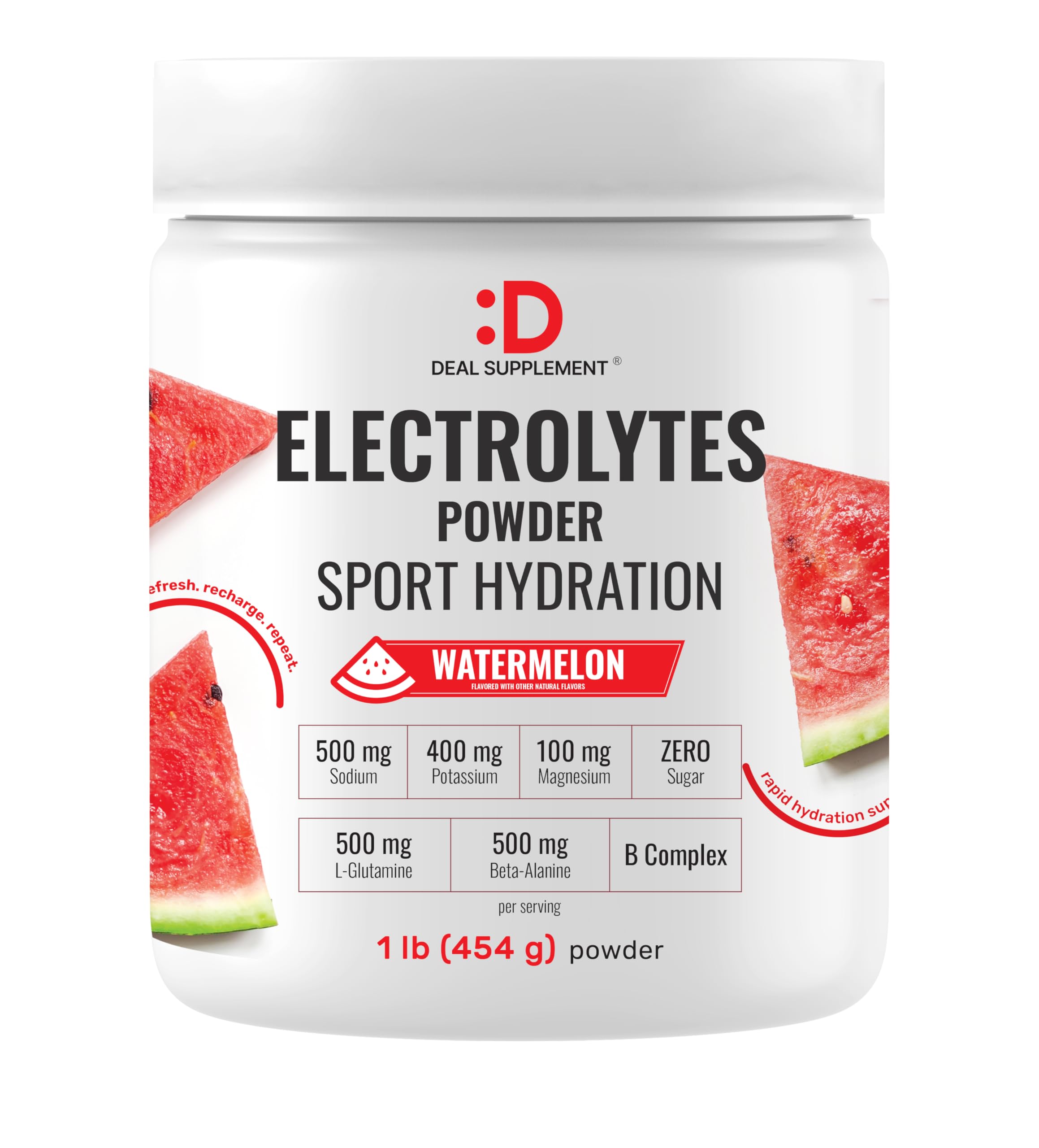 DEAL SUPPLEMENT frente del envase mostrando 45 porciones y beneficios
