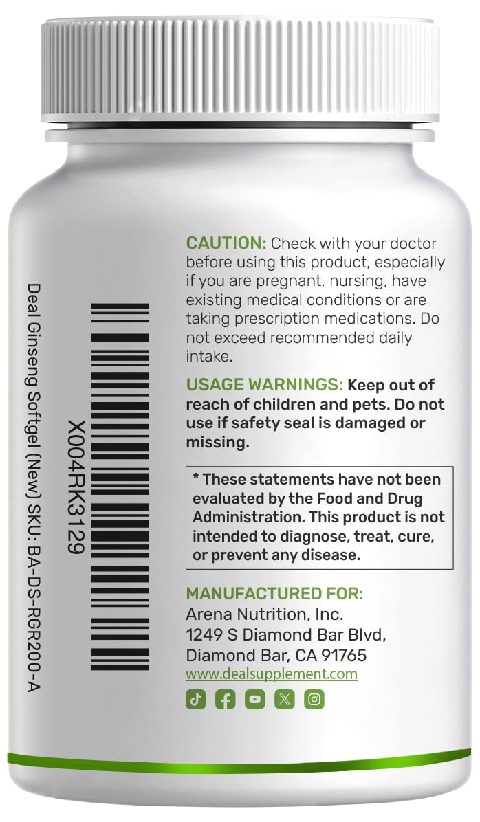 DEAL SUPPLEMENT sello de laboratorio de terceros indicando pruebas y control de calidad