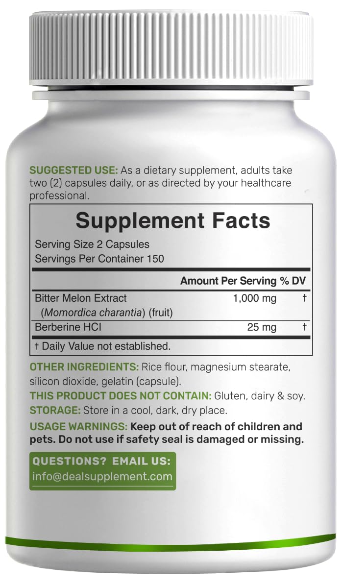 Deal Supplement ingredientes secos de Momordica charantia y raíz de Berberis en primer plano