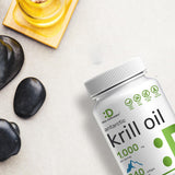 DEAL SUPPLEMENT frascos en cocina junto a alimentos saludables para estilo de vida