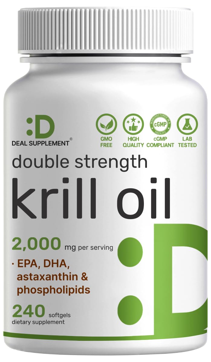 DEAL SUPPLEMENT bote frontal mostrando 240 softgels y beneficios clave