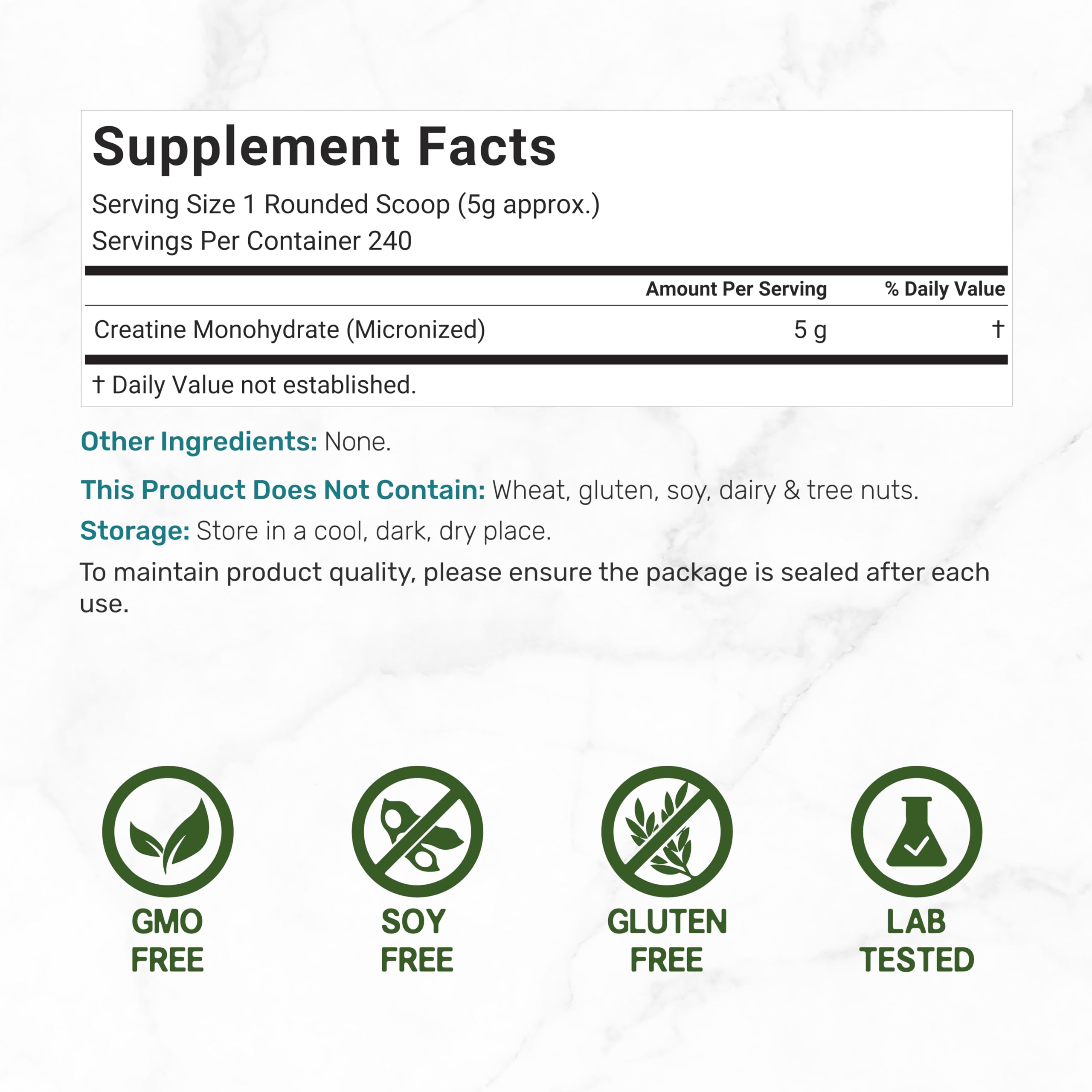 DEAL SUPPLEMENT polvo micronizado en primer plano, fácil disolución