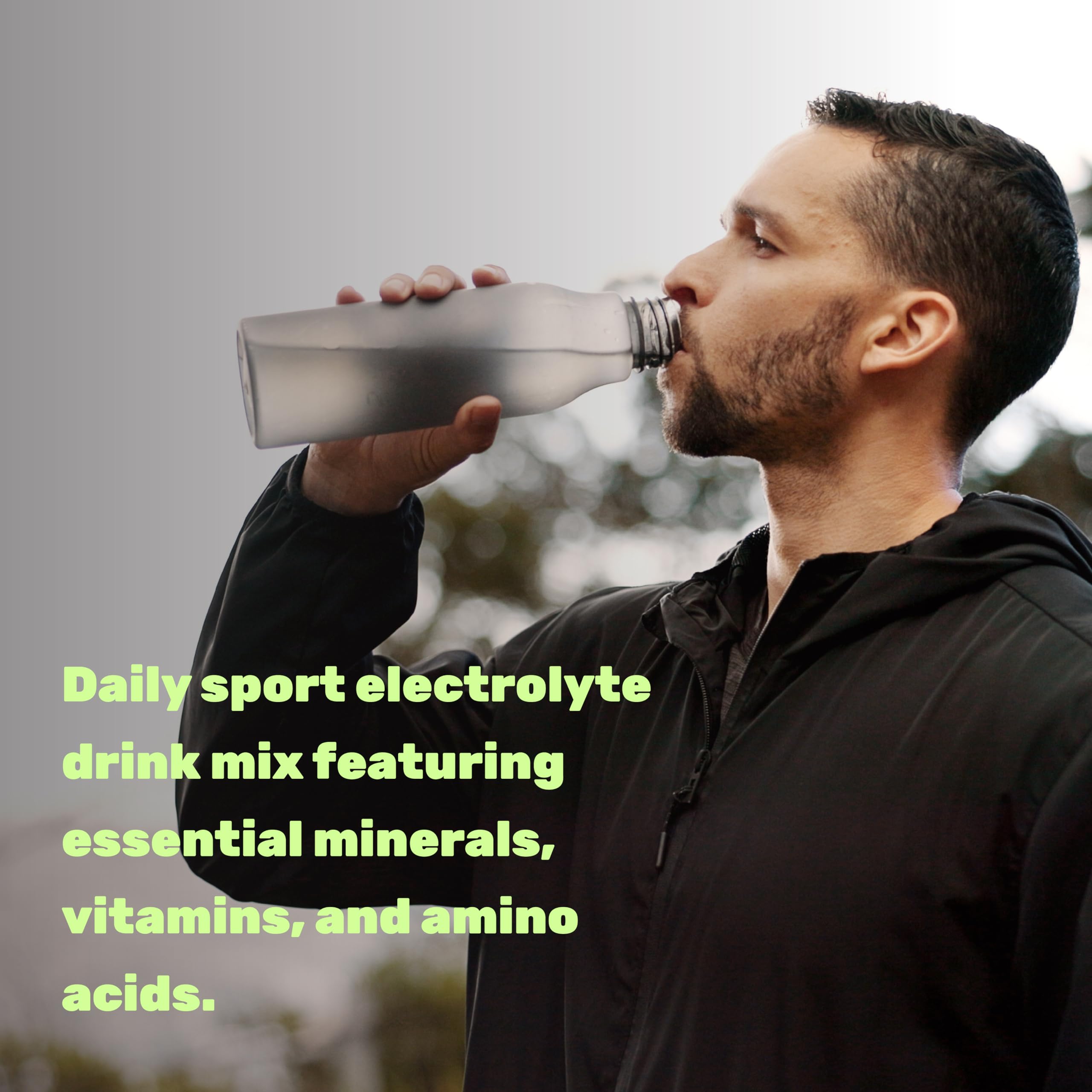 DEAL SUPPLEMENT etiqueta con detalles de electrolitos y vitaminas B