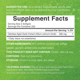 DEAL SUPPLEMENT textura del softgel suave y brillo que facilita tragar