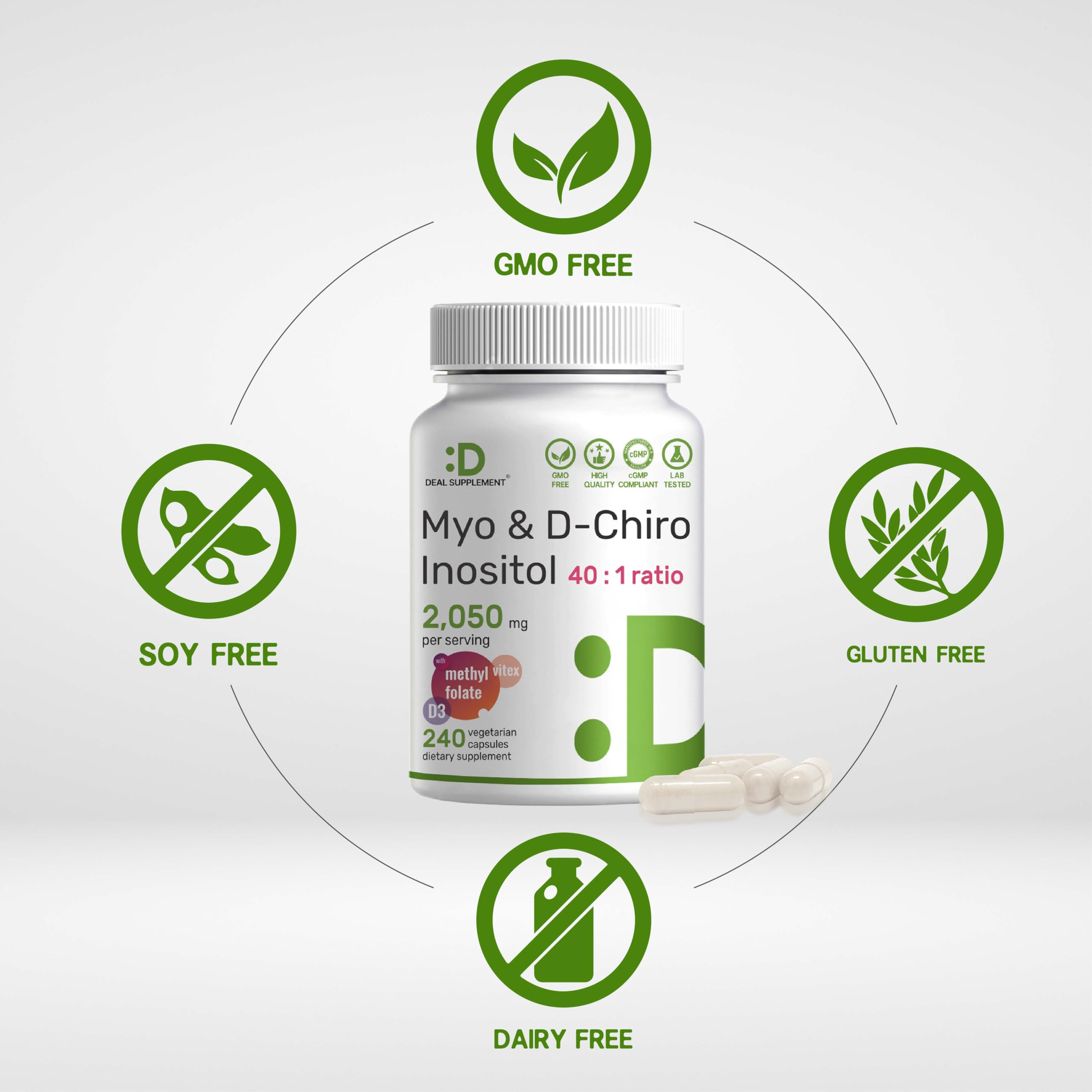 DEAL SUPPLEMENT etiqueta nutricional legible con dosis y composición