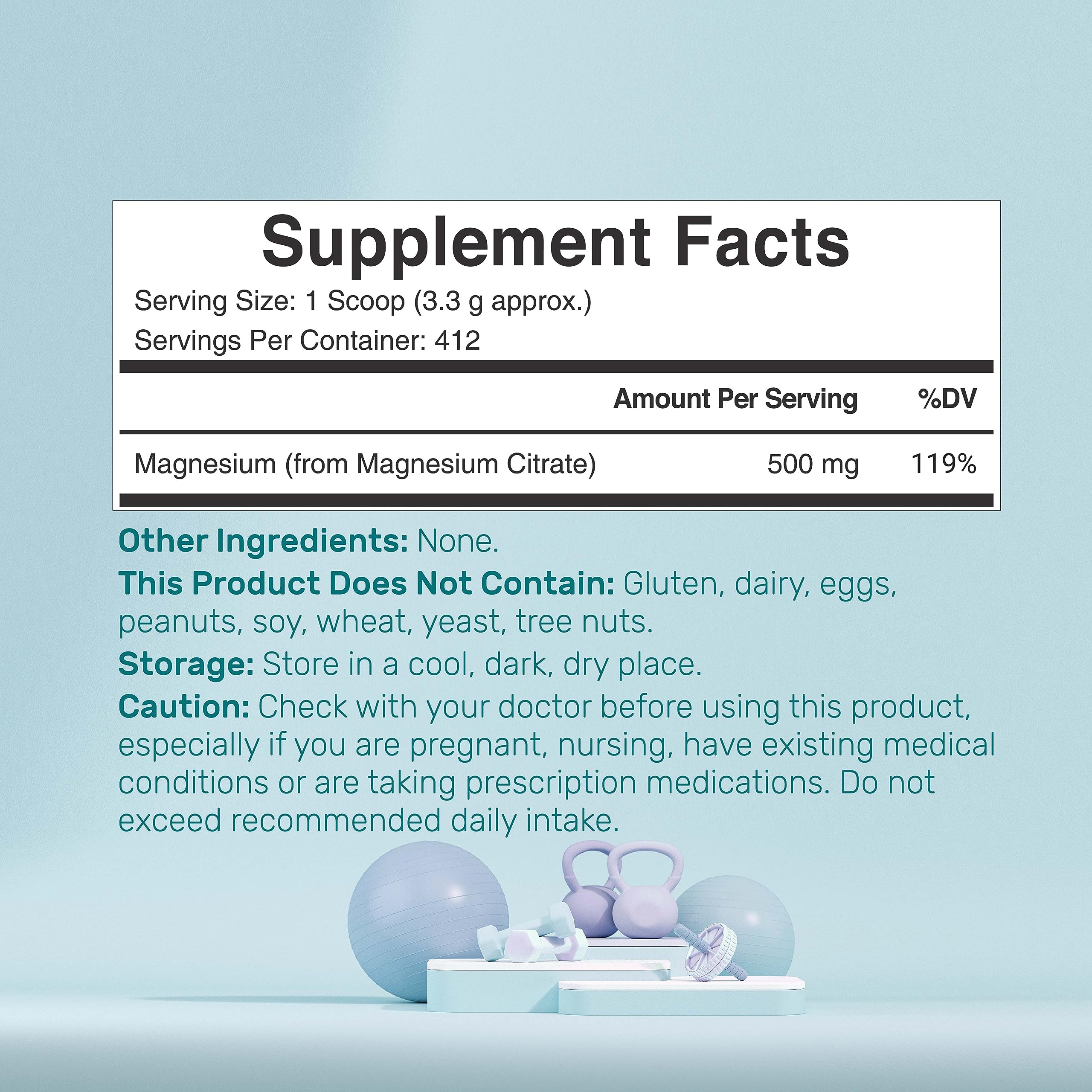 DEAL SUPPLEMENT textura del polvo, pureza y fácil disolución