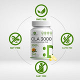 DEAL SUPPLEMENT frasco abierto con softgels visibles para control de dosis