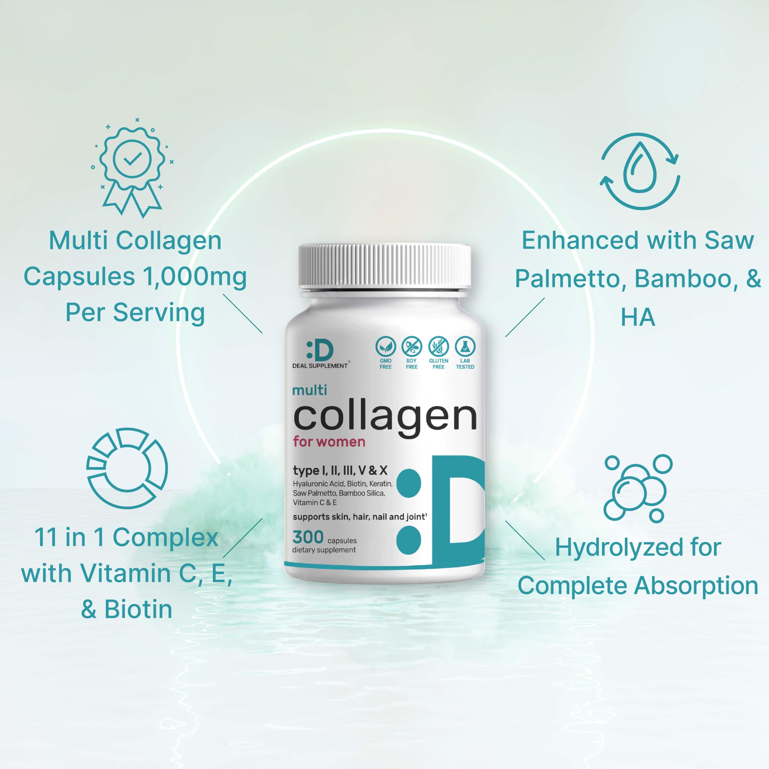 DEAL SUPPLEMENT cápsula en mano mostrando tamaño y dosificación práctica
