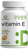 DEAL SUPPLEMENT frasco frontal mostrando etiqueta y 240 softgels, claridad de dosis