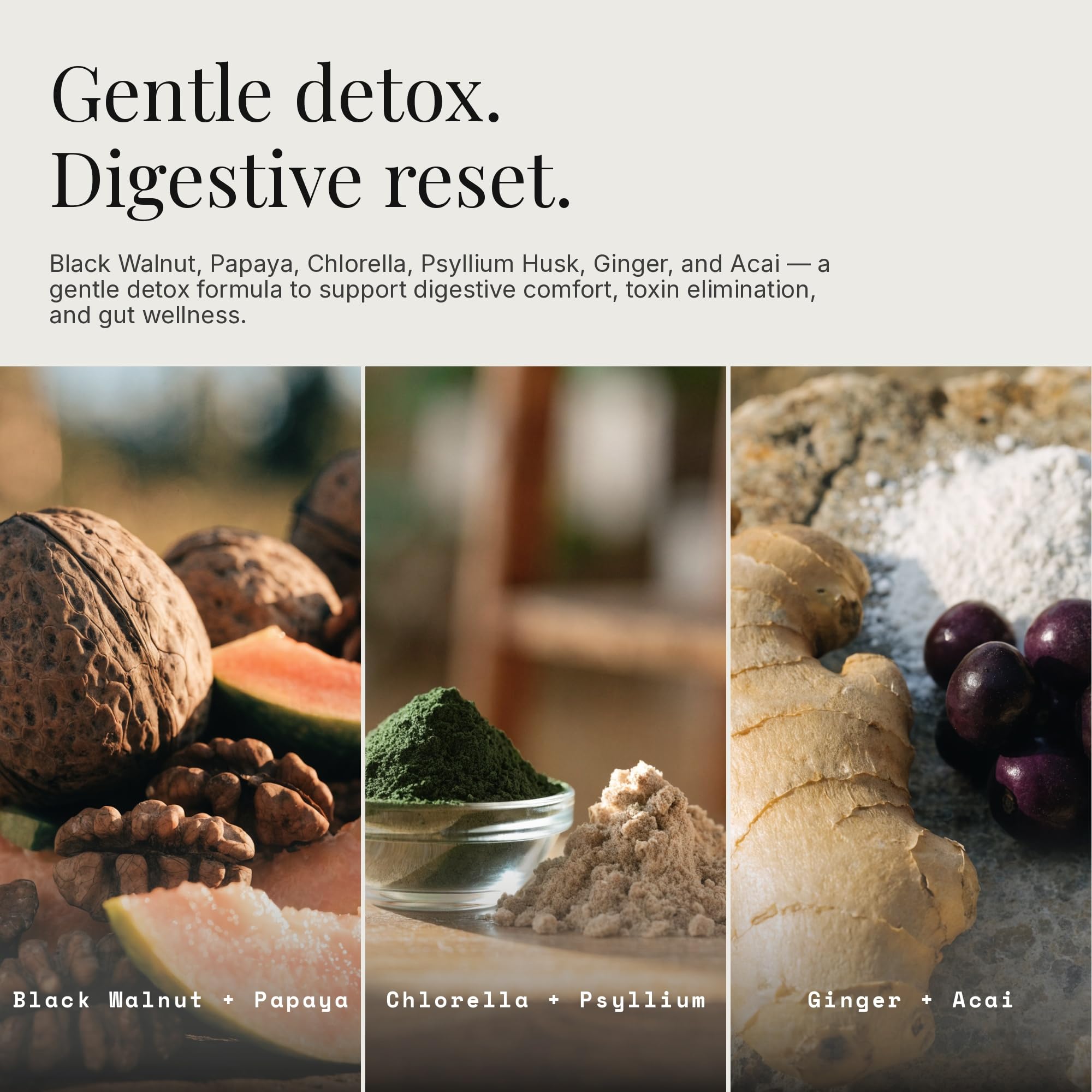 Dear Apothecary cápsulas abiertas acercamiento, fácil de tragar y veganas