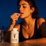 Dear Apothecary etiqueta con ingredientes orgánicos y certificaciones visibles