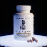 Dear Apothecary cápsula junto a monedas para comparar tamaño y dosificación