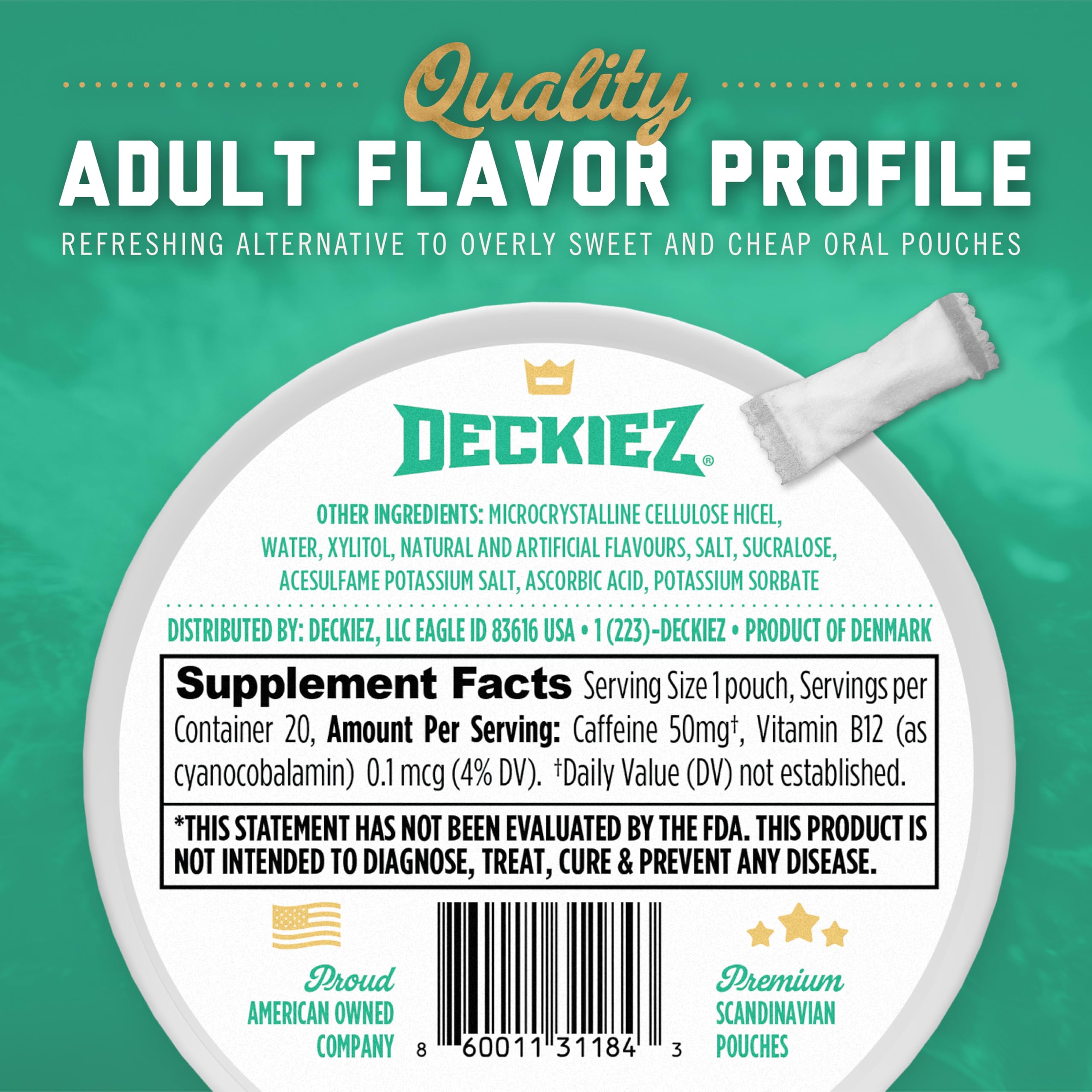 Deckiez comparación con taza, alternativa sin líquidos y sin derrames