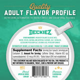 Deckiez comparación con taza, alternativa sin líquidos y sin derrames