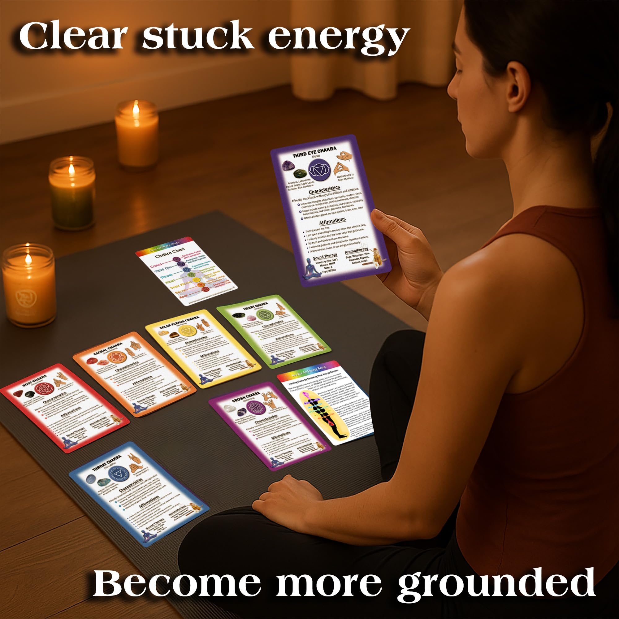 Deep Healing Light detalle de cartulina gruesa y brillo que asegura durabilidad