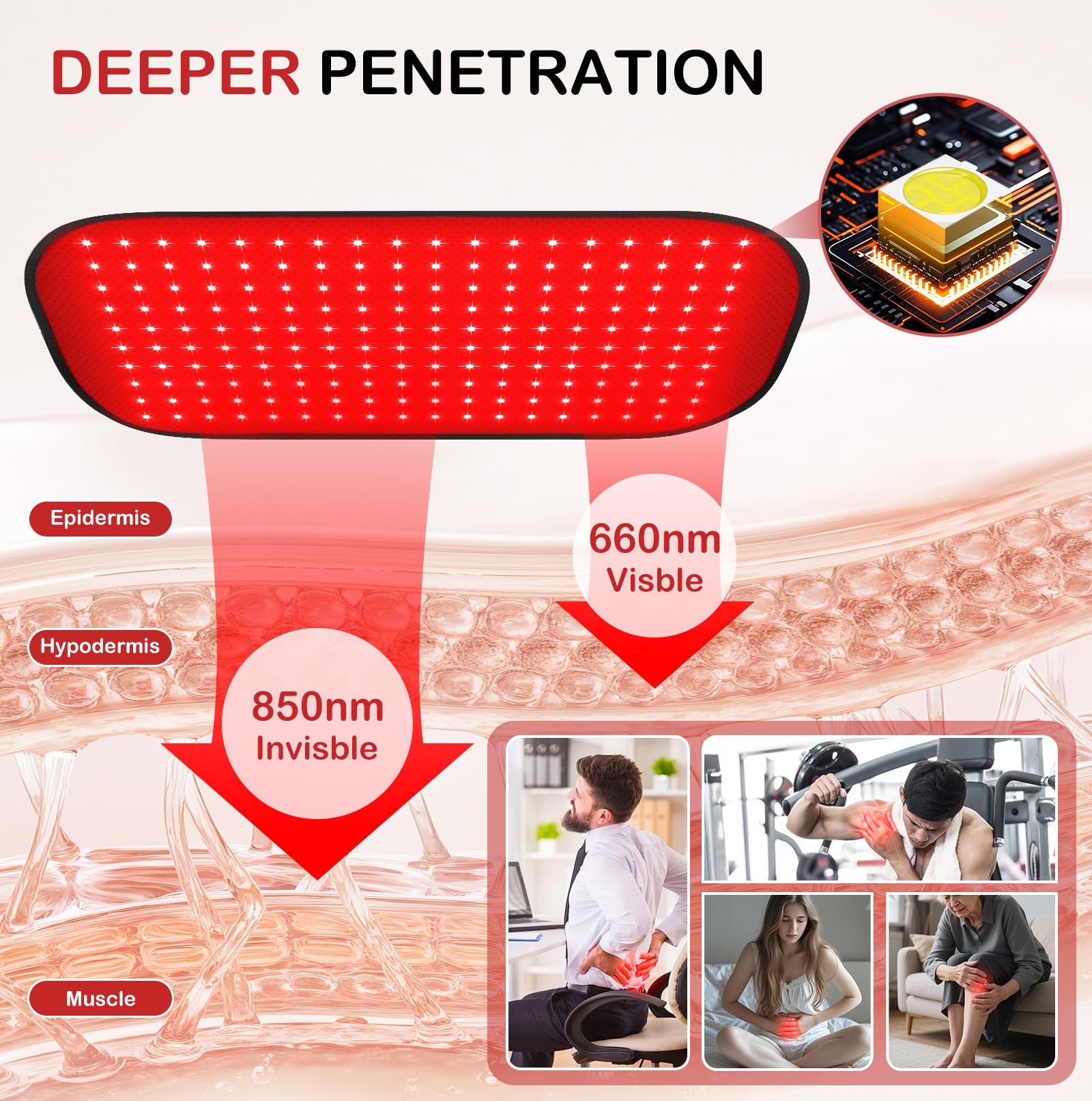 Deerbaba superficie TPU lavable resistente al sudor y fácil limpieza