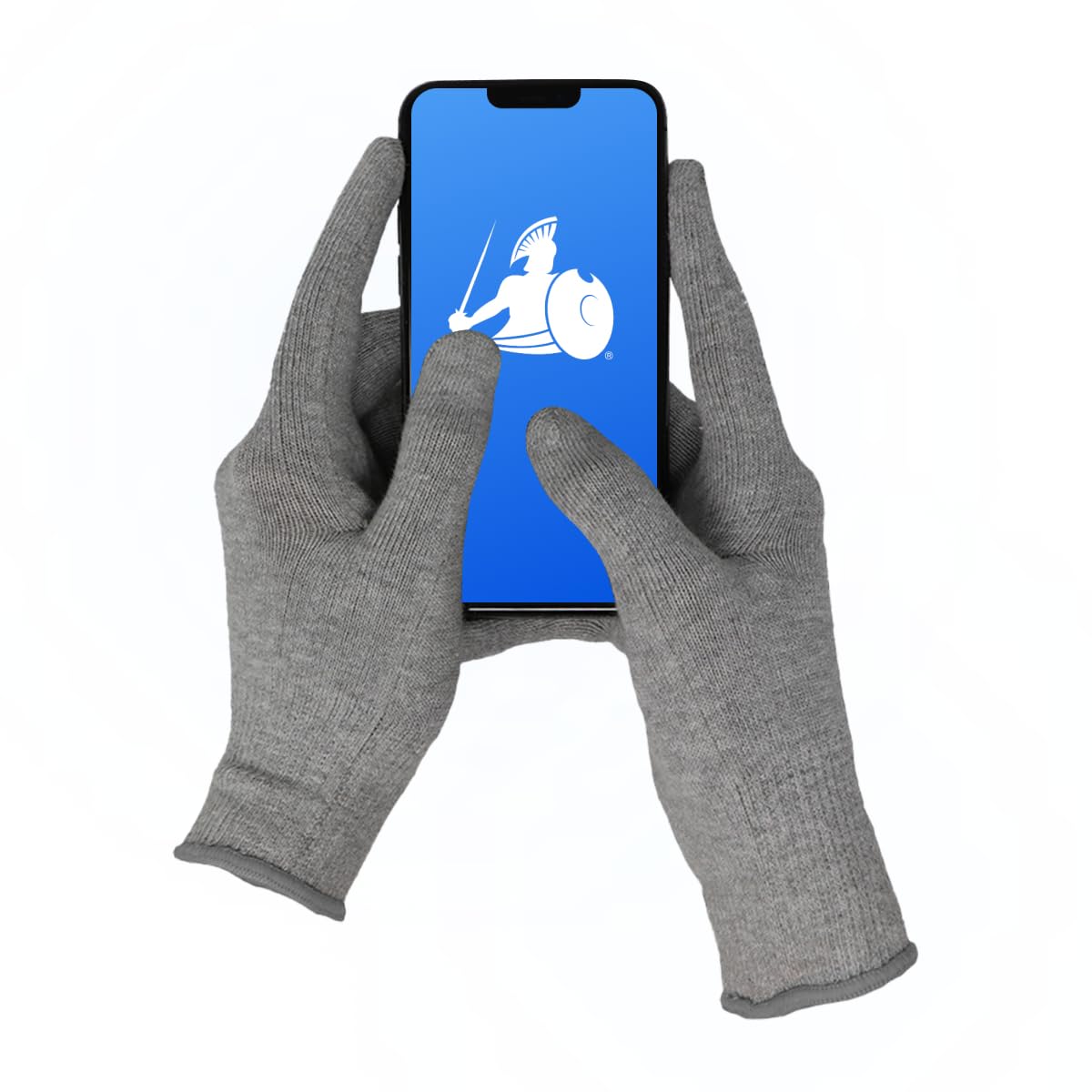 DefenderShield guantes frente mostrando diseño y protección para uso diario