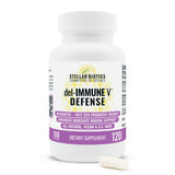 Del-Immune V frasco frontal mostrando etiqueta y beneficios visibles