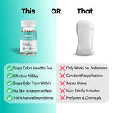 DEOS ingredientes naturales perejil y menta reflejando limpieza interna