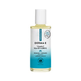 Derma E aceite facial frontal mostrando botella y beneficio hidratación