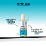 Derma E textura del aceite en gota destacando absorción ligera