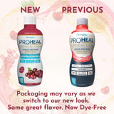 DermaRite ProHeal en vaso mezclado listo para beber, beneficio de palatabilidad mejorada