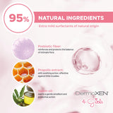 DERMOXEN etiqueta con pH 5.2 y lista de ingredientes segura