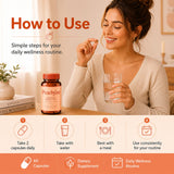 Derperzi Peachy Me etiqueta con lista de ingredientes clave y transparencia