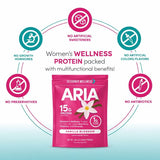 Designer Wellness Aria comparación de tamaño junto a fruta para visualizar 1.85 lb